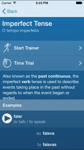 Portuguese Verbs Trainer screenshot 2