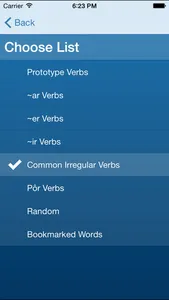 Portuguese Verbs Trainer screenshot 3