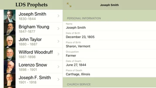 LDS Prophets screenshot 3