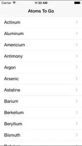 Atoms To Go Table of Elements screenshot 0