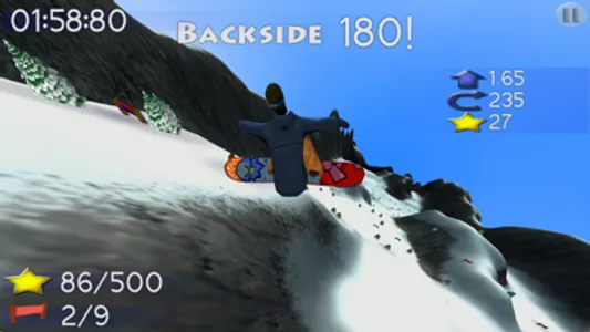 Big Mountain Snowboarding Lite screenshot 1