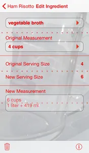 Serving Sizer Recipe Manager screenshot 2