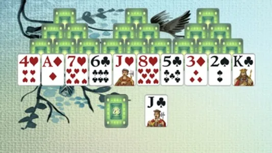 Pyramid Solitaire for iPhone. screenshot 1