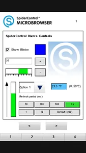 SpiderControl MicroBrowser screenshot 2