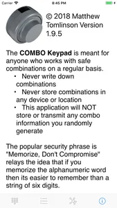COMBO Keypad screenshot 4