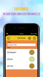 Wheel of What? Pro Decisions screenshot 1