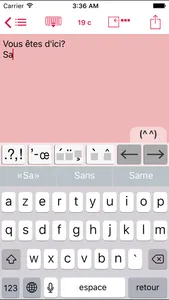 Easy Mailer French Keyboard screenshot 0