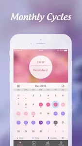 Monthly Cycles screenshot 0
