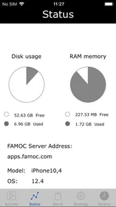 FAMOC screenshot 1