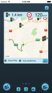 i SpeedCam Free (Speed Camera Detector with GPS Tracking) screenshot 1