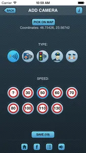 i SpeedCam Free (Speed Camera Detector with GPS Tracking) screenshot 2