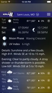 KPLR News 11 St Louis Weather screenshot 2
