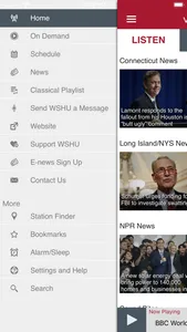 WSHU Public Radio App screenshot 1