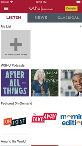 WSHU Public Radio App screenshot 4