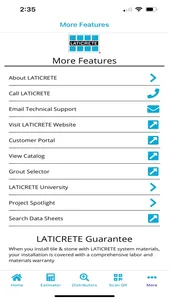 LATICRETE Mobile screenshot 2