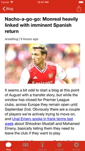 Arseblog screenshot 2