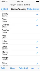 TeamChooser screenshot 0