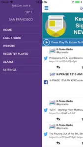 K-Praise FM 106.1 AM 1210 screenshot 1