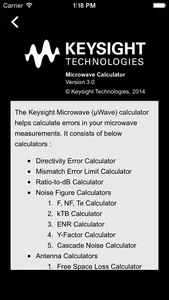 MicroWave Calculator screenshot 4