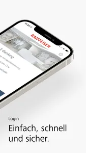 Raiffeisen E-Banking screenshot 1