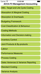 ACCA F2 Management Accounting screenshot 1