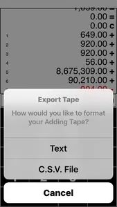 Adding Tape Printing Calculator with virtual tape screenshot 3