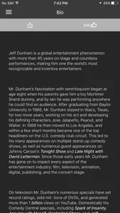 Jeff Dunham Mobile App screenshot 4