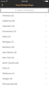 Trout Stream GPS - Fly Fishing screenshot 4