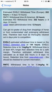 Equine Drugs screenshot 2