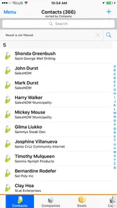 SalesNOW Mobile CRM for iPhone screenshot 2