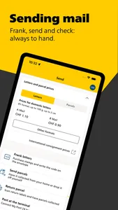 Swiss Post App screenshot 1