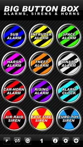 Big Button Box: Alarms, Sirens & Horns - sound fx screenshot 0