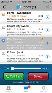 AT&T Voicemail Viewer (Work) screenshot 0