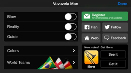 Vuvuzela Man - world's most powerful and personal vuvuzela screenshot 4