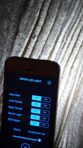 XENON LED Light - Regulate Brightness, Quick-Start, SOS-Function, Strobe-Light, Black-Screen & Lock-Screen screenshot 3