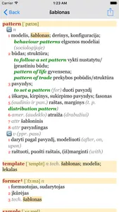 Anglonas - the English-Lithuanian dictionary screenshot 1