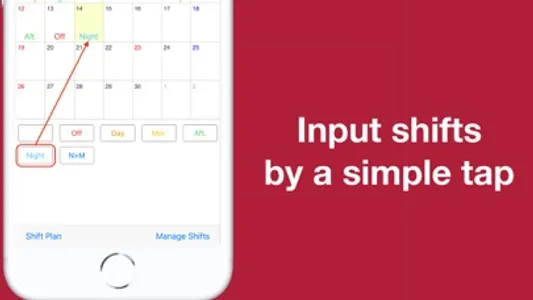 Shift Work Calendar screenshot 1