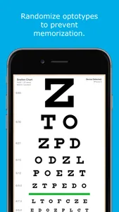 Eye Chart HD screenshot 2