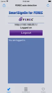 SmartSignOn for FEREC screenshot 1