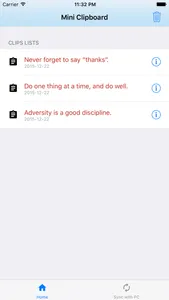 Mini Clipboard screenshot 1