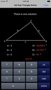 Triangle Solver screenshot 2