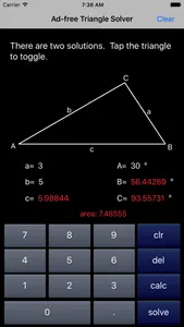 Triangle Solver screenshot 3