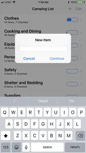 Camping List screenshot 3