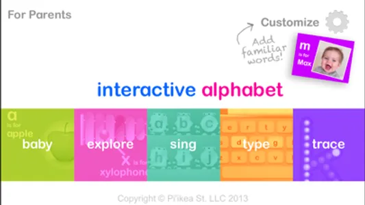 Interactive Alphabet ABC's screenshot 0