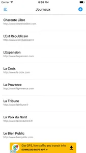 JOURNAUX et MAGAZINES screenshot 0