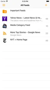 Smart Feed Reader screenshot 0