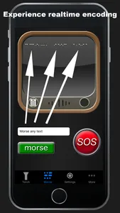 Flashlight & Morse Utility screenshot 2