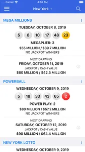 Lotto Results - Lottery in US screenshot 0