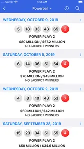 Lotto Results - Lottery in US screenshot 2