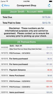 Consignor Login screenshot 2